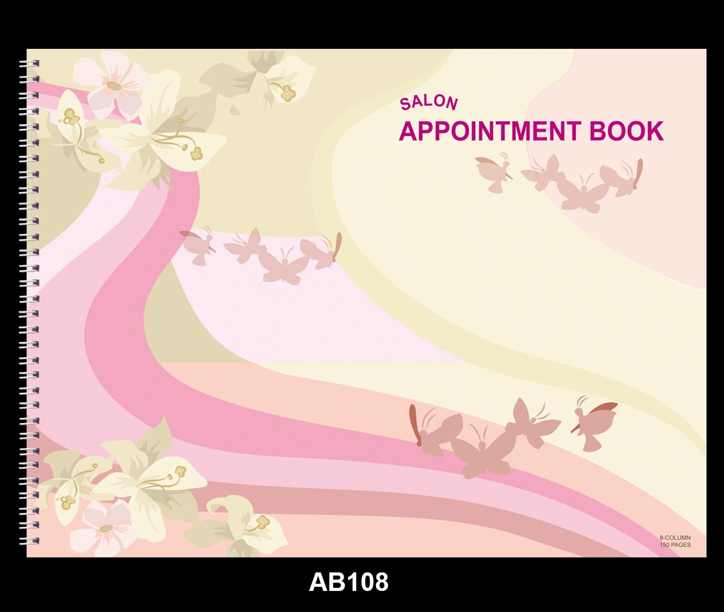 Salon Appointment Book 8-Column  {25/case} #3