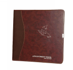 Daniel Stone 6-Column 200-Page Leather Appointment Book | Burgundy-Brown  {20/case}