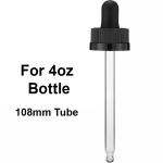 22/400 Cap with 108mm-tube Glass Dropper | For 4oz (120ml) Boston Bottle | {128/lot}