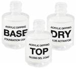 ACRYLIC DIPPING | 1/2oz Printed Bottle | 15mm neck  {360/case}