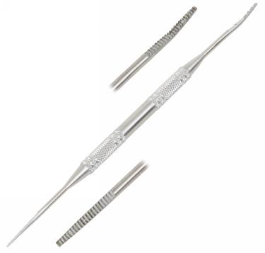 Stainless Steel Ingrown Toenail File | Double-sided  {48/box}