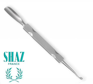 Shaz France large round spoon pusher & under nail cleaner 743 | High Quality  {24/box}