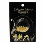 Daniel Stone Charm Ring Medium Size & Gold-Plated  {25/box}