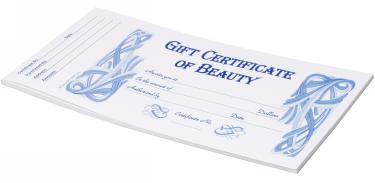 Gift Certificate of Beauty | 24/book   {50/box} #2