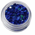 Irridescent Mylar Spangle | Full Round | Dark Blue  {25/box}