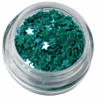 Irridescent Mylar Spangle | Full Star | Dark Green  {25/box}