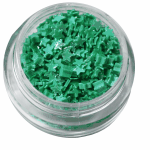 Irridescent Mylar Spangle | Full Star | Green  {25/box}