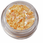 Irridescent Mylar Spangle | Full Star | Light Orange  {25/box}