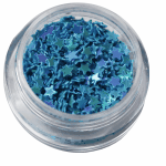 Irridescent Mylar Spangle | Full Star | Light Blue  {25/box}