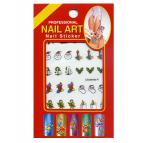 Christmas 2-D Nail Decal | 12 Assorted Stickers Set  {5 sets/bag}