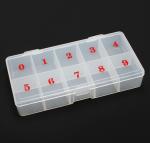 10-Slot Soft Plastic Small Tip Box  {100/case}