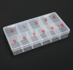 11-Slot Soft Plastic Large Tip Box  {100/case}