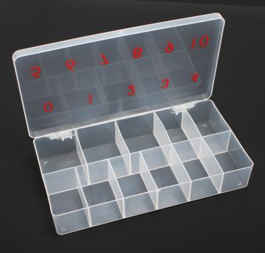 11-Slot Soft Plastic Large Tip Box  {100/case} #2