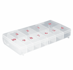 Contour  11-Slot Large Tip Box | Soft Plastic  {100/case}