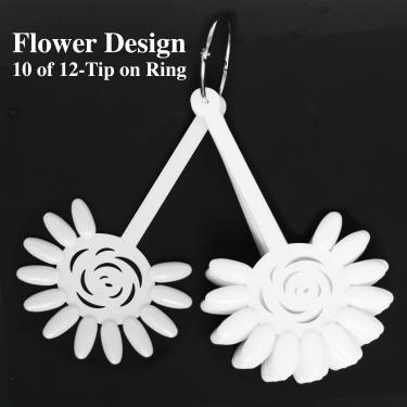 10 Flower Displays of 12 Tips in a Ring  {50/case} #3