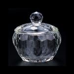 Crystal Powder Jar with Lid | Apple Shape  {60/box}