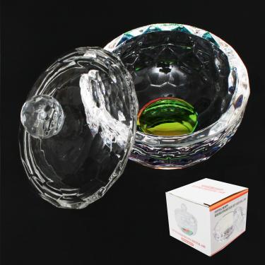 Crystal Beauty Premium Large & Heavy Powder Jar | Round Shaped  {48/case} #2