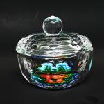Crystal Beauty Premium Large & Heavy Powder Jar | Round Shaped  {48/case}