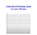 Dip Powder Wall-Mounted Acrylic Rack | 1-oz Jar | 96-Jars  {5/case}