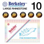Berkeley Large Rhinestones | SS10 | 2.8mm | Smoked Topaz  {5/bundle}
