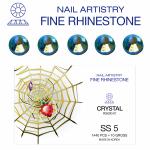 Spider Rhinestone | SS-5 | Blue Zircon AB  {5/bundle}