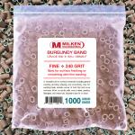 Milken Sanding Band | 1000-ct Retail 4-Mil Ziplock Bag | Burgundy  {20/case}