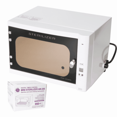 AW-208 Sterilizer Cabinet with Digital Timer | Mini Size | 6 Watt | 110V/60hz  {4/case}