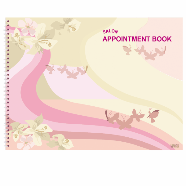 Salon Appointment Book 8-Column