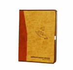 Daniel Stone 4-Column Refillable Leather Appointment Book | Beige-Tan
