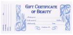 Beauty Salon Gift Certificate 314 | 24/book