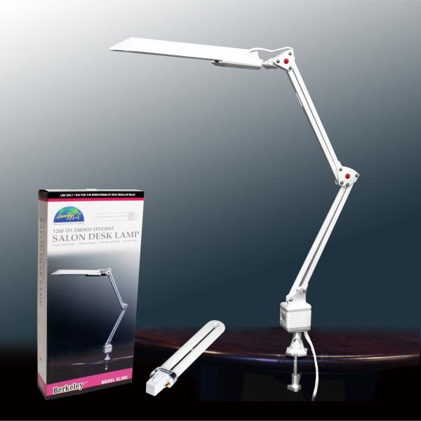 Energy Efficent Salon Desk Lamp with Bulb | 13W | Silver #3