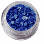 Irridescent Mylar Spangle | Full Heart | Dark Blue