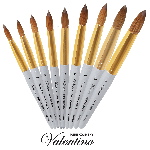 Valentino Kolinsky | Silver Wood | Gold Ferrule