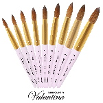 Valentino Kolinsky | Pastel Purple Wood | Gold Ferrule