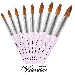 Valentino Kolinsky | Pastel Purple Wood | Chrome Ferrule