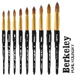 Berkeley Kolinsky | Black Wood | Gold Ferrule