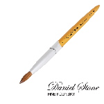 Daniel Stone Kolinsky | Gold Aluminum | Silver Ferrule | 08