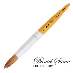 Daniel Stone Kolinsky | Gold Aluminum | Silver Ferrule | 22