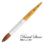 Daniel Stone Kolinsky | Gold Aluminum | Silver Ferrule | 24