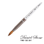 Daniel Stone Kolinsky | Silver Aluminum | Dark Gray Ferrule | 10