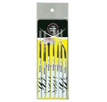 Berkeley 7 Style Set Nail Art Brush Set | Zebra