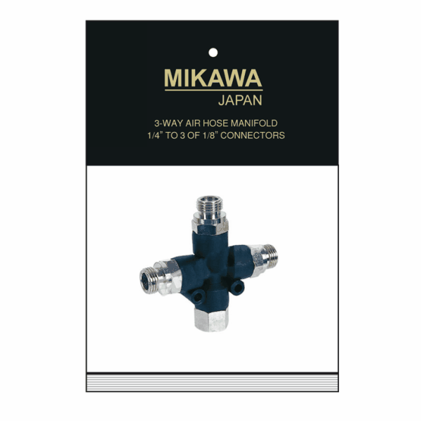 Three-Way Manifold | 1/4" to 3 x 1/8" ports