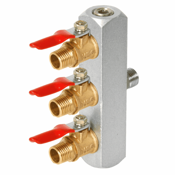 3-Way Air-Valved Manifold