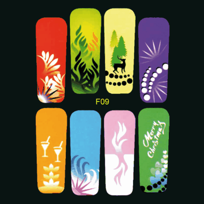 Basic French Stencil F09