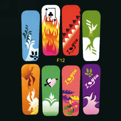 Basic French Stencil F12