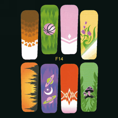 Basic French Stencil F14