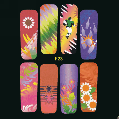 Basic French Stencil F23