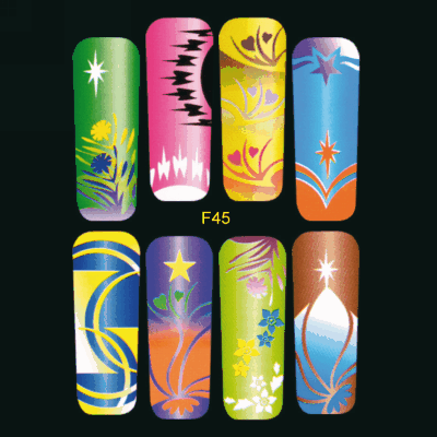 Basic French Stencil F45
