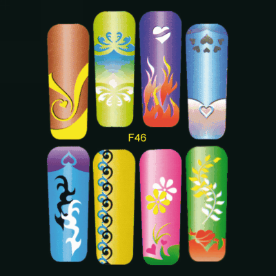 Basic French Stencil F46