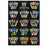 W Stencil Poster